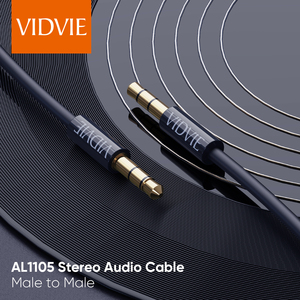 Câbles audio VIDVIE TPE stéréo 1,5 m 3,5 mm Jack AUX, câble audio mâle vers mâle pour haut-parleur de voiture - Product Image 2