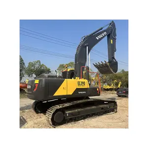 High Quality Volvo EC290 Earth-moving Machinery 29 tons Digger with Good Condition No Oil Leak Used Excavators