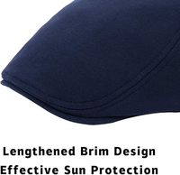Casquette plate ajustable et respirante pour homme, légère, style Gatsby, newsboy, Lvy, irlandaise, pour la conduite, le cabbie, la chasse