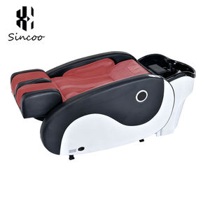 Sillón/Cama de Masaje Eléctrico de Cuerpo Completo con Revestimiento de Cuero, Circulación de Agua, Lavabo de Cerámica y Personalizable para Uso en Parques - Product Image 6