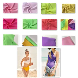 Hoge Kwaliteit Nylon Spandex Stof Tricot Spandex Stof Voor Bikini Badmode