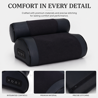 Oreiller de massage électrique multifonctionnel pour le cou et les épaules, avec thérapie thermique, design détachable, alimentation secteur/USB, pour la maison et le bureau