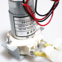 Pompe péristaltique miniature JYY(B)-RD-3-I DC 24V 4W 50-60ml/min pour imprimante à jet d'encre à solvant UV, pompe à encre usagée