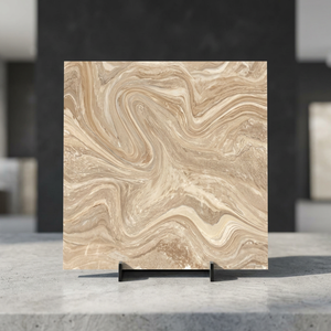 Carreaux de sol en céramique élégants de qualité supérieure 400x400mm, design moderne en porcelaine émaillée pour l'intérieur - Product Image 2