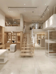 Aménagement intérieur personnalisé pour café, mobilier moderne pour café, étagères en bois, comptoir, aménagement de boutique - Product Image 6
