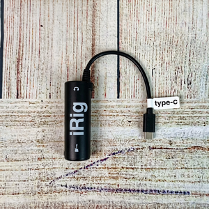 Interfaz de Audio IRIG Tipo C, Conexión para Teléfono Móvil, Adaptador de Sonido para Guitarra con Logotipo Personalizado, para Grabación Móvil con Guitarra Eléctrica - Product Image 1