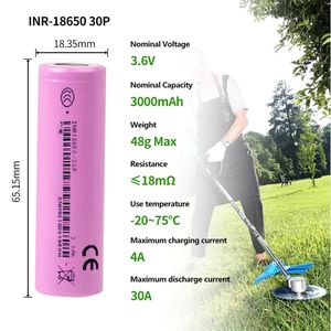 EV E INR18650 30P 3.6V 3000ah <span class=keywords><strong>30A</strong></span> Cellule <span class=keywords><strong>18650</strong></span> Batterie Rechargeable <span class=keywords><strong>18650</strong></span> Ebike Batterie 21700 pour le stockage d'énergie - Product Image 4