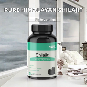 Organisches Himalaya-Shilajit-Harz Kräuterextrakt mit <span class=keywords><strong>Maca</strong></span>-Kapseln 60 Stück 1500mg Dosierung für Erwachsene - Product Image 2