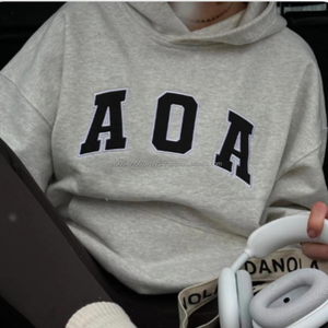 Nouveauté : Sweat-shirt zippé col montant décontracté en coton 100% uni 430g, style universitaire tendance - Product Image 5