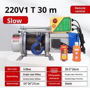 <span class=keywords><strong>Hoist</strong></span> Listrik Kawat Aluminium Multi-Fungsi Berkualitas Tinggi Baru 30m 60m 100m 3 kW Kontrol Cerdas AI untuk Hotel - Product Image 4