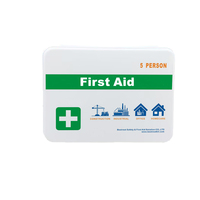 Trousse de premiers soins de haute qualité personnalisée pour 5 personnes répond à la trousse de survie OSHA et ANSI Kit médical étanche pour infirmières d'urgence à domicile