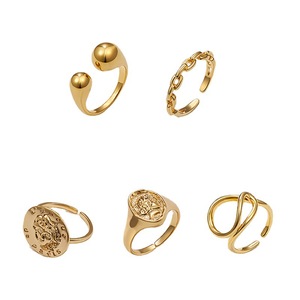 HOVANCI bague de coupe 6 géométriques complets magnétique taille libre triple l'<span class=keywords><strong>astrologie</strong></span> doigt anneaux pour mariage - Product Image 5