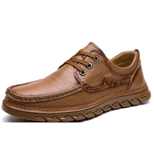 Zapatos Casuales de Cuero para Hombre, Último Modelo 2026, Cuero Genuino, Transpirables, con Cordones, Cosidos a Mano, para Uso Diario - Product Image 5