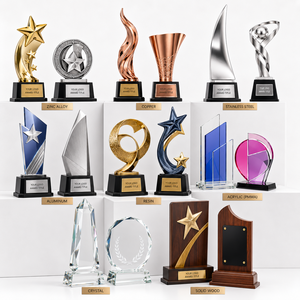 Trophée en aluminium de qualité supérieure, souvenir, médaille de vainqueur, récompense pour les événements promotionnels, les campagnes, les concours de musique et de jeux - Product Image 5