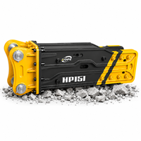 HOPE SB151 Marteau hydraulique puissant de type supérieur, OEM ODM, accessoire d'excavatrice pour la démolition de roches, vente en gros