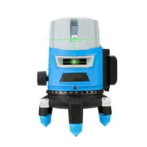 Chuyên Nghiệp Xây Dựng Đo 360 Quay 3D Màu Xanh Lá Cây Chùm Tự San Lấp Mặt Bằng Chéo 5 Dòng Laser Mức Độ