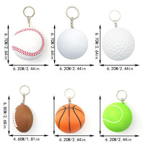 Ouvre-bouteille rond en plastique écologique, portable, personnalisé, pour le football, le tennis, le basketball, le vin, la bière, avec aimant, porte-clés, sport - Product Image 4