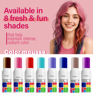 Custom Private Label naturale tinture per <span class=keywords><strong>capelli</strong></span> in schiuma di colore nutriente per tutti i tipi di <span class=keywords><strong>capelli</strong></span> colore colorante Mousse schiuma - Product Image 5