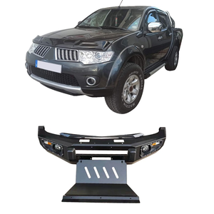 Defensa Delantera Tumbaburros sin Aro Ultimate Guard para Mitsubishi Triton <span class=keywords><strong>L200</strong></span> 2006-2014 Kit de Carrocería Facelift Conversión de Parachoques - Product Image 2