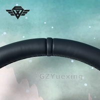 Volant en Cuir Noir Surpiqué Personnalisé pour Mercedes-Benz AMG 809 Classe A, Classe C, Classe E W213 W203 W205
