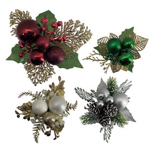 Senmasine Pommes <span class=keywords><strong>De</strong></span> Pin <span class=keywords><strong>De</strong></span> Noë<span class=keywords><strong>l</strong></span> Décoration Boule Rouge Ornements Feuilles <span class=keywords><strong>De</strong></span> Paillettes Guirlande <span class=keywords><strong>De</strong></span> Pin Artificielle Pics <span class=keywords><strong>De</strong></span> Noë<span class=keywords><strong>l</strong></span> - Product Image 1