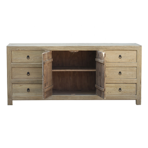 הסיני סיטונאי עתיק בסגנון כפרי טבעי גימור ריהוט אחסון ממוחזר <span class=keywords><strong>elmwood</strong></span> פסטורלי ארון עם מגירות - Product Image 3