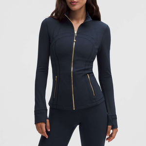 Veste de yoga pour femmes en gros, respirante, coupe ajustée, idéale pour le yoga, la course et la gym - Product Image 1