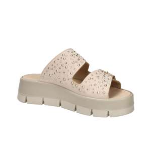 Imac Sandales pour femmes Beige 37 Talon bas 4,5 cm Chaussures d'été confortables - Product Image 2