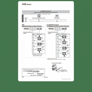 Pièces pneumatiques de l'électrovanne pneumatique SMC VXS265KD - Product Image 1