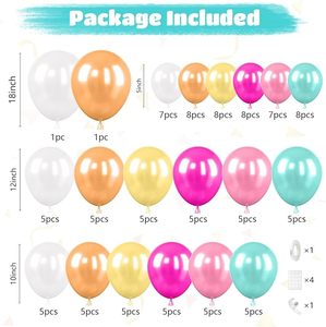 Palloncino tropicale arco ghirlanda Kit palloncini per ragazzi ragazze <span class=keywords><strong>Aloha</strong></span> Luau festa in piscina hawaiana Baby Shower estate festa di compleanno - Product Image 2