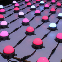 Source de lumière ponctuelle LED extérieure en aluminium 83mm DC24V 3W, lumière publicitaire RGB RGBW IP65, lumière ponctuelle LED DMX adressable