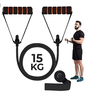 Ensemble de bandes de résistance en élastomère thermoplastique, corde de traction élastique pour entraînements de corps entier, dos, épaules, musculation