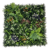 Panneau mural en mousse PU translucide, motif buis soyeux, fleurs, mousse artistique, roche artificielle pour aquarium