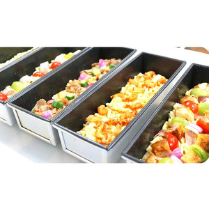 Pabrik profesional buatan persegi panjang komersial logam individu panci daging Pizza pemeriksaan adonan kotak Detroit Pizza gaya baki Oven - Product Image 1