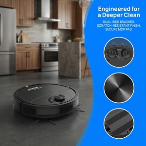 Smart Robotic Vacuum Cleaner Household Wet <b>Dry</b> <b>Mopping</b> Machine Portable Rechargeable Vacuum Cleaner - Product Image 2