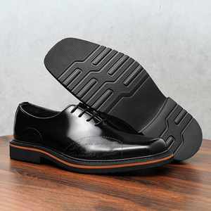 Zapatos de cuero cuadrados con cordones estilo Old Money para oficina y carrera, mocasines británicos de ante de becerro, transpirables y ligeros para verano. - Product Image 2