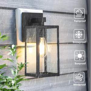 Lampes murales en verre de tête de porte de ménage lumière murale LED extérieure extérieure pour Patio porte d'entrée jardin <span class=keywords><strong>terrasse</strong></span> - Product Image 2