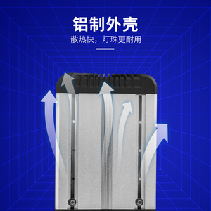 Lampadaire LED 50W 100W 200W en alliage d'aluminium pour éclairage routier extérieur Type III Alimentation CA Garantie 5 ans - Product Image 5