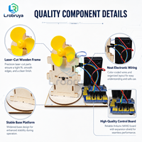 Kit de ventilateur d'extinction d'incendie automatique DIY pour Arduino Nano, détection de flamme, projet scientifique STEM pour enfants LT-YZ0175