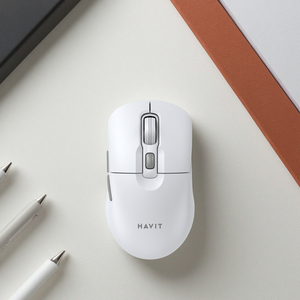 Havit ms59wb chế độ kép 2.4GHz + bt5.1 2400DPI Chuột không dây Ergonomic Chuột máy tính với bộ thu USB - Product Image 4