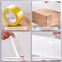 Cinta de Embalaje Acrílica BOPP RTS de 48 mm x 100 m, Impermeable, Amarilla, Envío Directo desde Guangxi, Entrega en 3-7 Días, Indonesia, Malasia, Vietnam