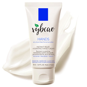 Crème pour les mains hydratante et réparatrice 48H sans parfum à l'<span class=keywords><strong>eau</strong></span> <span class=keywords><strong>thermale</strong></span>, niacinamide, beurre de karité et glycérine 50ml OEM ODM Usine Xybcao - Product Image 6