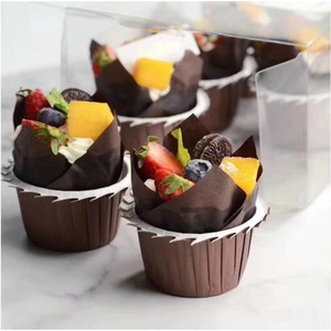 Moules à cupcakes en papier, revêtement PE, jetables, pour usage familial - Product Image 4