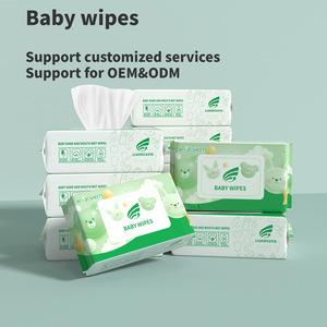 Toallitas húmedas para bebés Lianhuayin 80+20 unidades, toallitas húmedas para manos y boca, limpieza suave con aloe vera hidratante - Product Image 3
