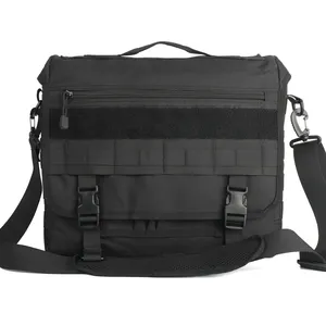 10L açık taktik Camo evrak çantası su geçirmez Camo MOLLE Tablet çantası dayanıklı banliyö seyahat omuz crossbody çanta