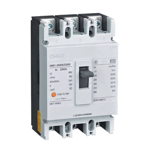 เบรกเกอร์แบบหล่อขึ้นรูป <span class=keywords><strong>Chint</strong></span> <span class=keywords><strong>NM1</strong></span>-250S/3300 MCCB 3 โพล 160A 200A 250A 35kA IEC60947-2  เบรกเกอร์แรงดันต่ำอุตสาหกรรม CHNT - Product Image 2