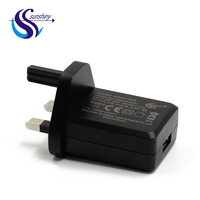 Uk 3pin Us Eu Kr Au Uk Plug Mobile Phone 5v 2.5a 1a 2a 2amp Usb Charger