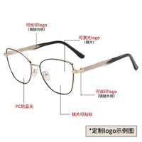 Monture de lunettes anti-lumière bleue 2025 – Charnière à ressort tendance pour femme – Style de luxe quotidien