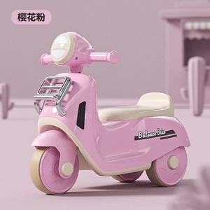 Balance Bike For Toddlers 12 Inch Four Wheel Pedal Free Scooter Milk White Color - Product Image 4