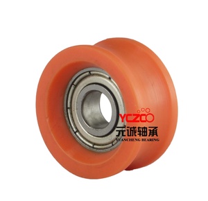 Rendimiento U ranura <span class=keywords><strong>polea</strong></span> de plástico ruedas de alambre de <span class=keywords><strong>polea</strong></span> guía 626zz - Product Image 1